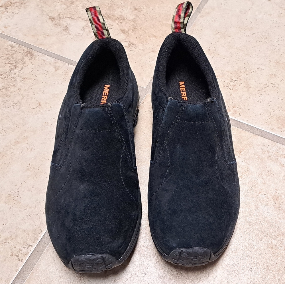 🖤Merrell Women's Jungle Moc Black Slip On Shoes Size 8